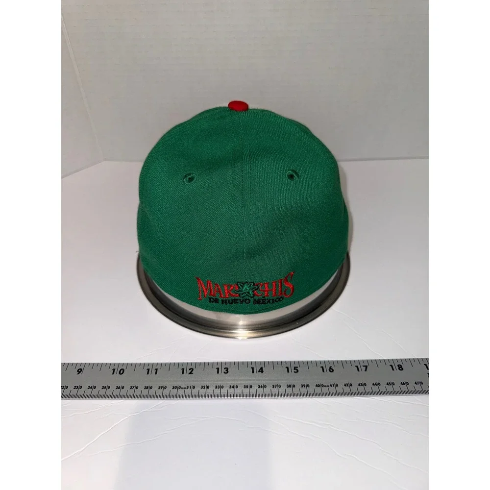 New Era 39THIRTY Mariachis de Nuevo Mexico Hat Green White Red Sugar Skull L/XL